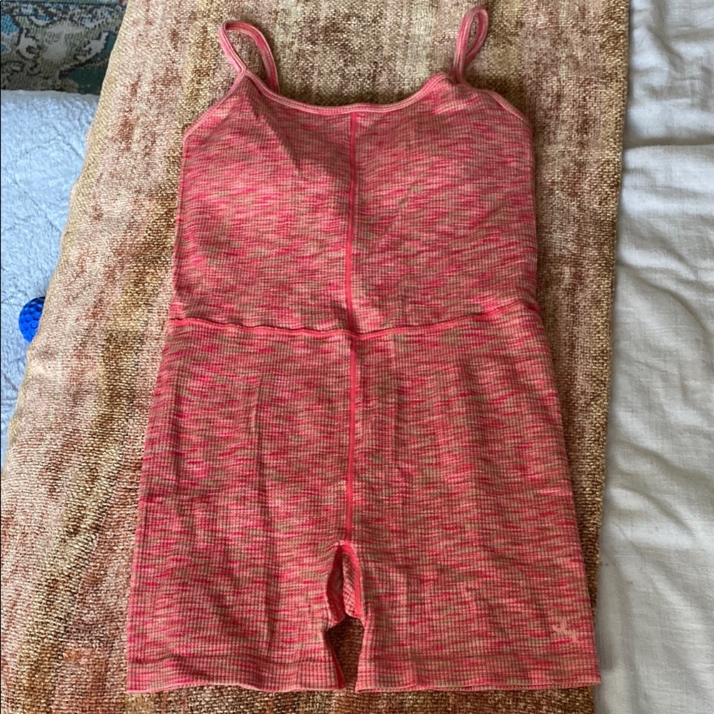 Pink workout Romper